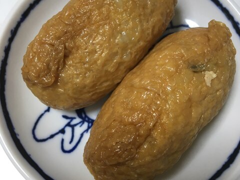 小かぶの葉っぱと塩昆布のいなり寿司(^^)